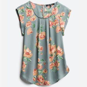 Alice Blue Ambriz Pleat Front Detail Blouse